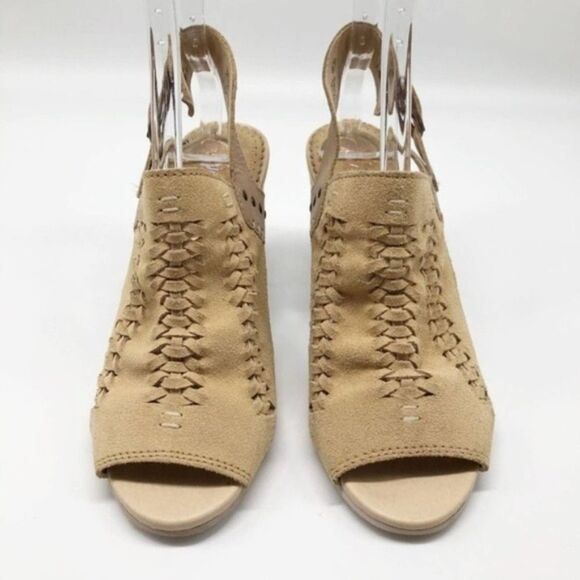 NAUGHTY MONKEY Montana Joe Suede Heeled Sandals - Picture 4 of 7